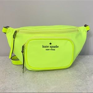 Kate spade neon radiant yellow fanny belt bag